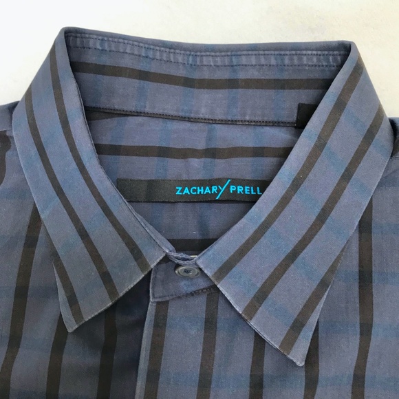 Zachary Prell Gingham Button Down - L - Picture 2 of 5